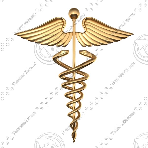 medical caduceus c4d