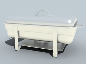 chafing dish 3d model