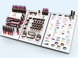 make-up testers 3d model