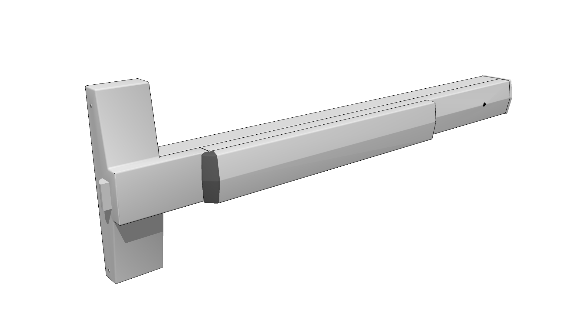 3ds Max Door Push Bar Yale