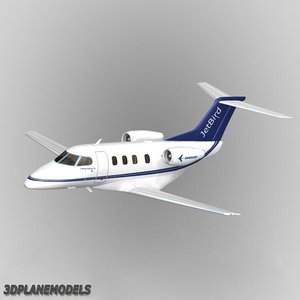 3d embraer phenom 100 jetbird model