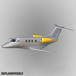 3d embraer phenom 100 private model