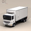 fridge truck 3d model