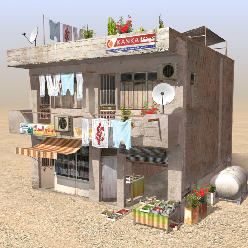 arab store shops 3d max