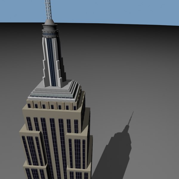 empire state building 3d model