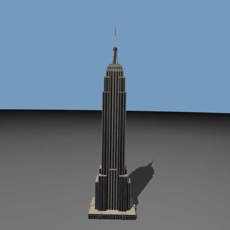 empire state building 3d model