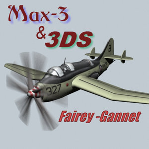 fairey gannet 3d model