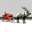 maya reindeer sleigh santa claus