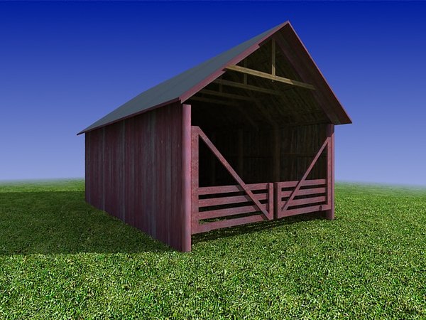 3d barn building
