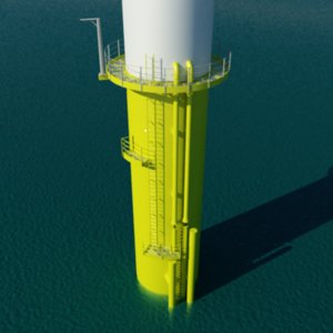offshore foundation wind energy 3ds