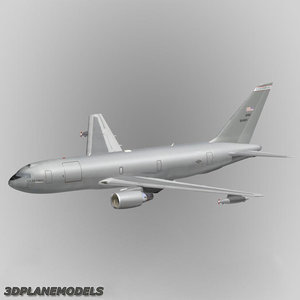 3d kc-767 tanker transport aircraft model