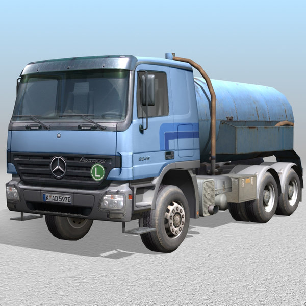 3d tank truck model