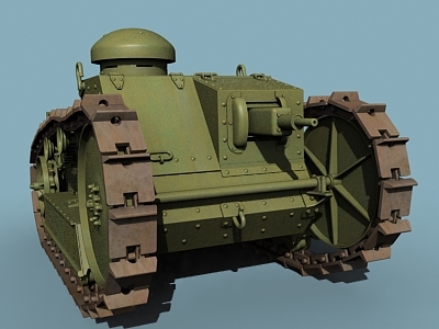 m1918 tank 3d model