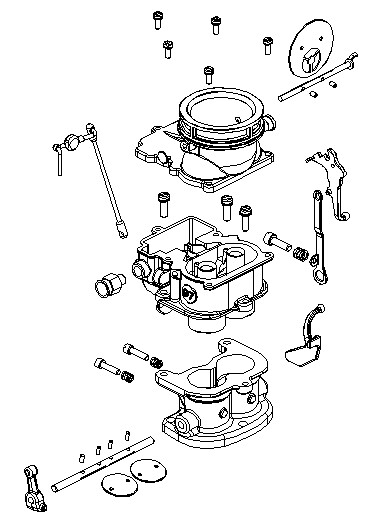 stromberg 97 carburetor 3d model