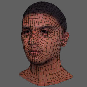 3ds max indian male head