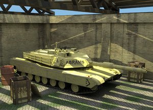 3d model m1a2 tank