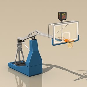 basketball backboard 3d max