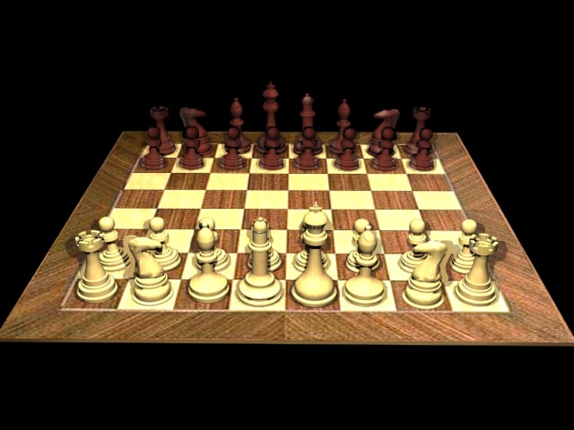 chess board 3d max