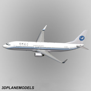 3d b737-800 xiamen airlines 737 model