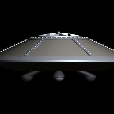 space ships ufo flying saucers 3d model