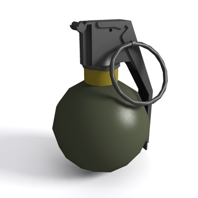 3d M67 Fragmentation Grenade