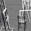 3ds max painters easel picture paintings