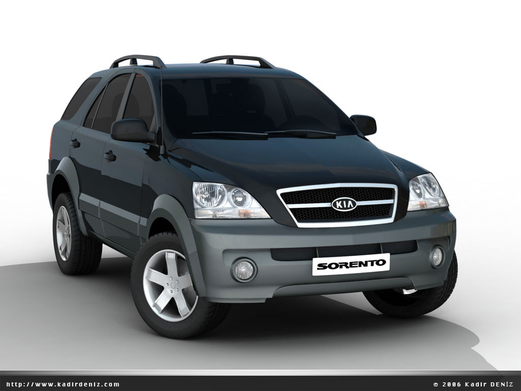 3d model kia sorento