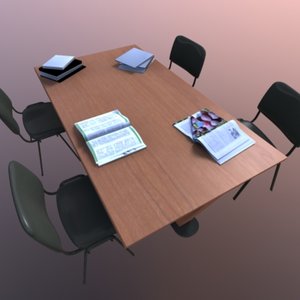 table chair 3d max