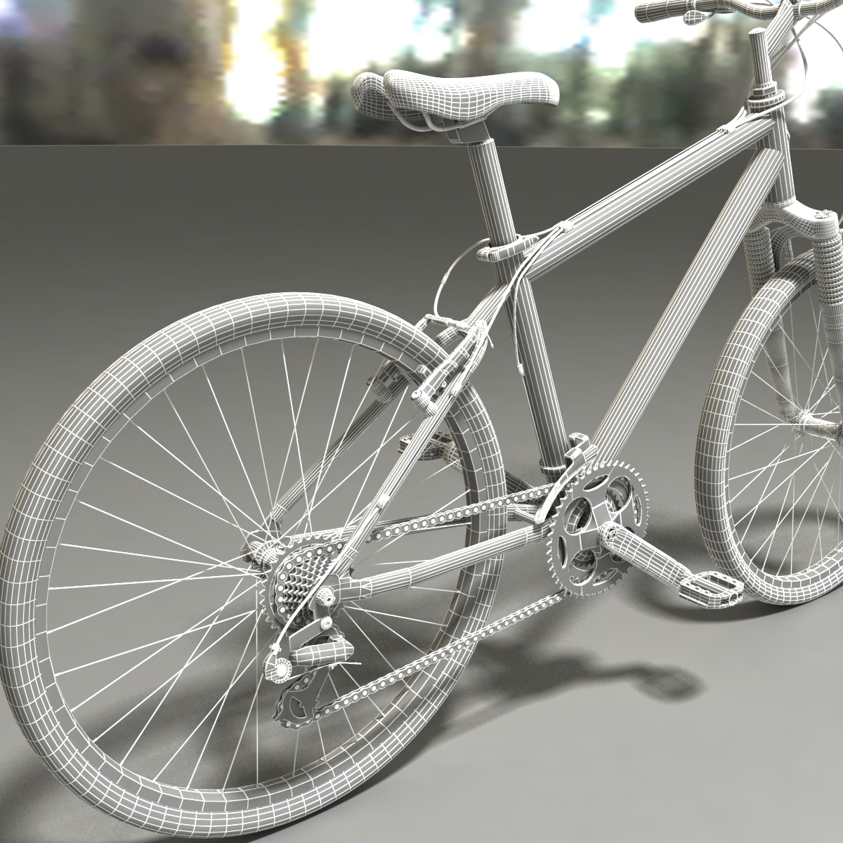 trek 3500自行车3d模型