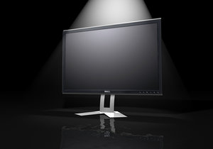 dell e207wfp computer monitor 3d model