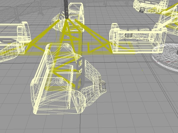 sizzler ride 3d model