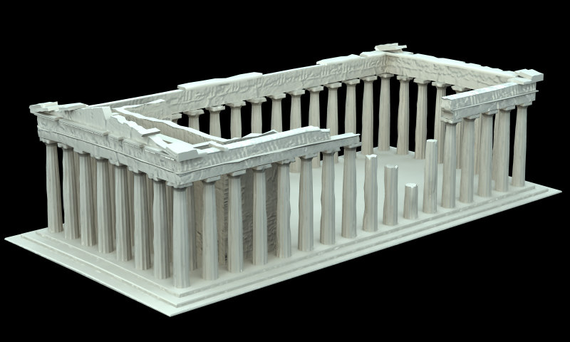 3d parthenon today