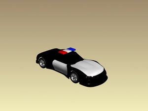 Free 3d Police Models Turbosquid - american police car mesh roblox