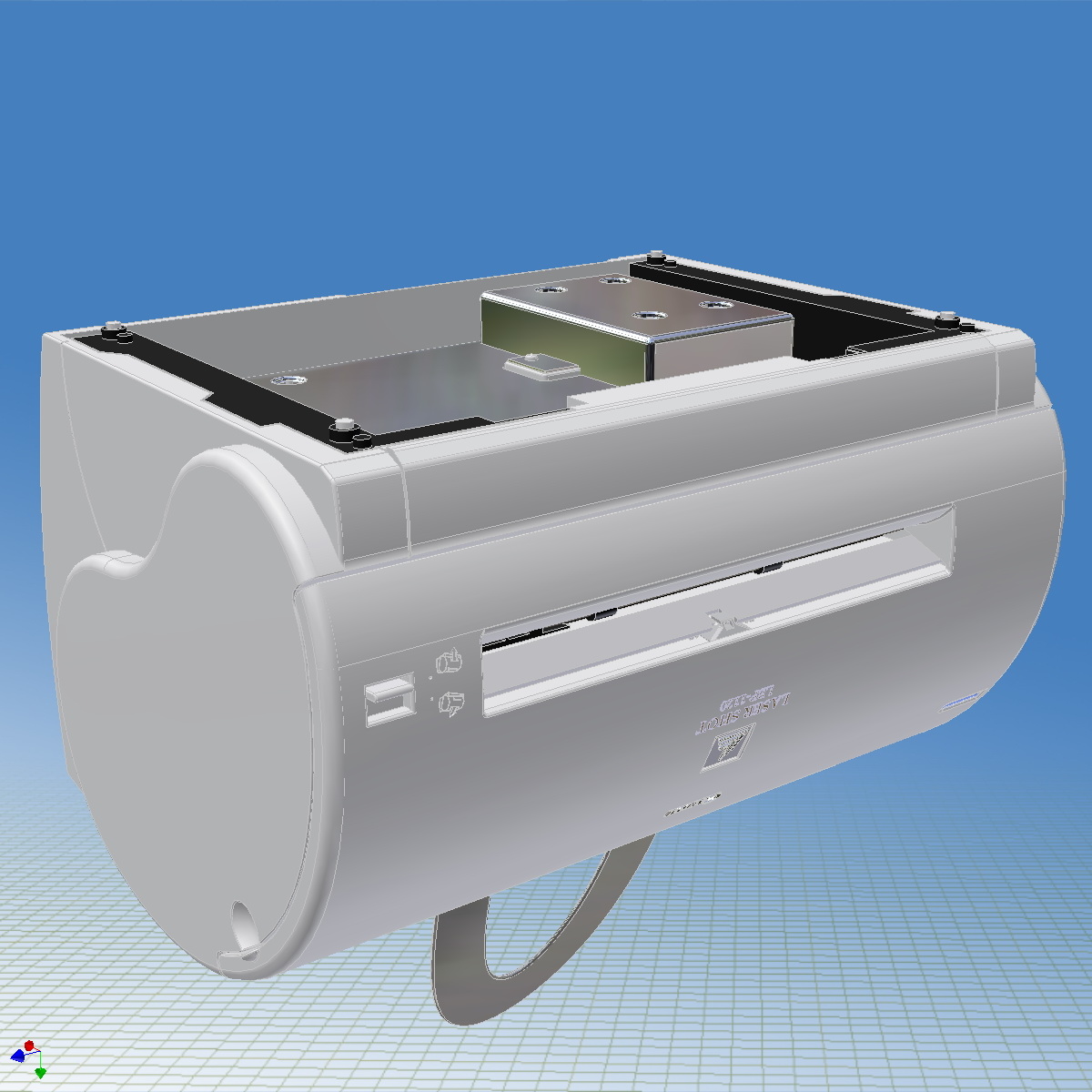 laser printer canon lbp-1120 3d model