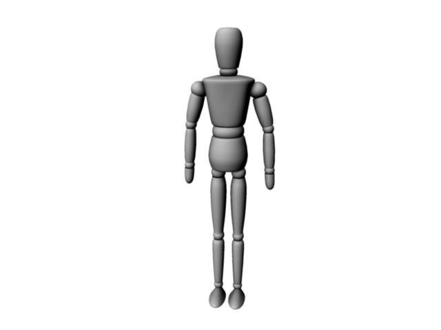 drawing mannequin 3d model