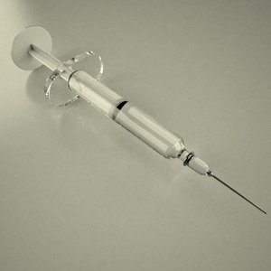 3d model syringe