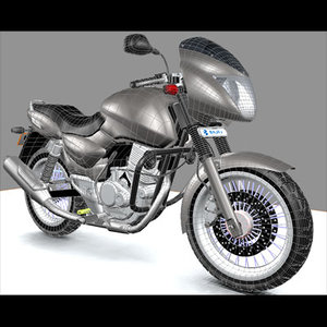 3d model bajaj pulsar motorcycle