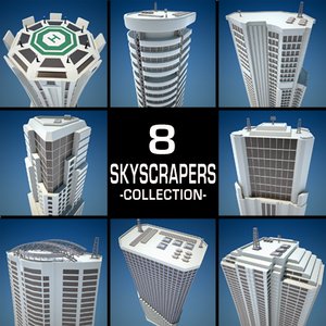 maya 8 skyscrapers