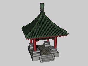 pagoda chinese 3d model