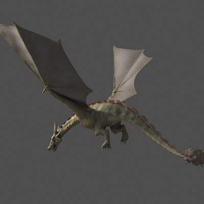 3d fantasy dragon model