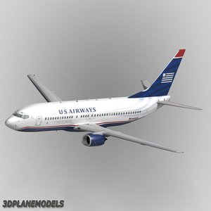 b737-400 airways 3d model