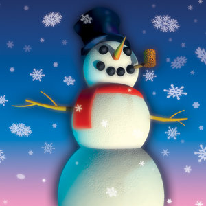 3d model of snowman