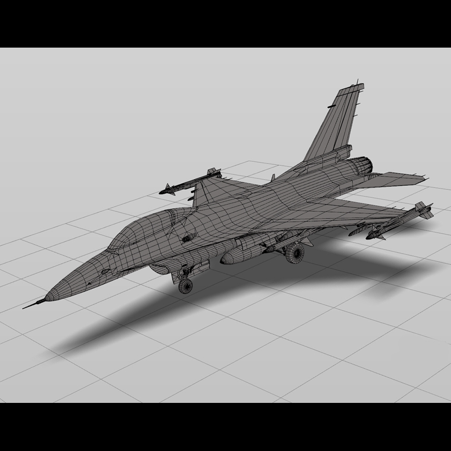 f16 52c 3d model