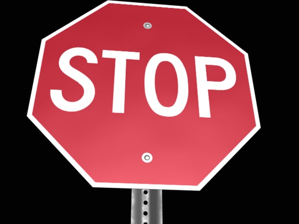 Stop Sign 3D Models for Download | TurboSquid