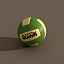 3d model balls baseball basketball