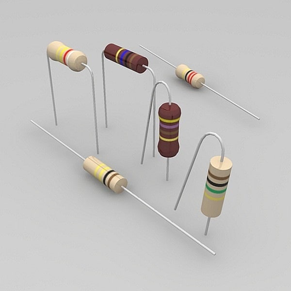 3D Resistor Models TurboSquid