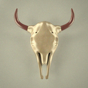 cow skull 3d model