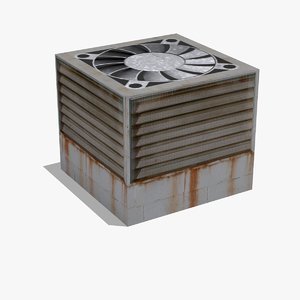 3d air conditioning unit ac model