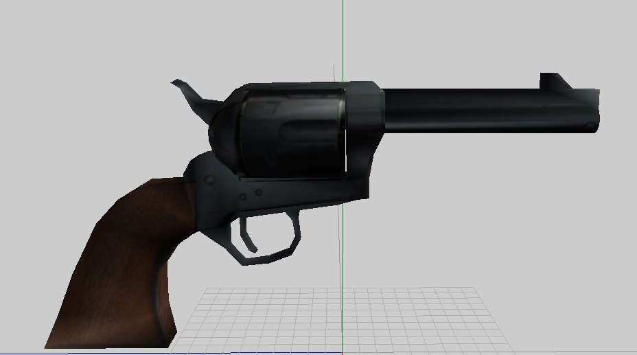 3d western gun