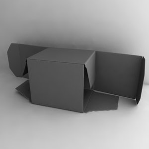 3d model paper box